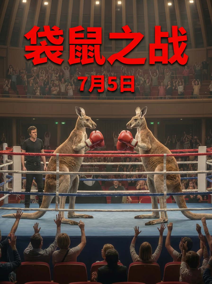 battle of the kangaroos/袋鼠之战电影海报